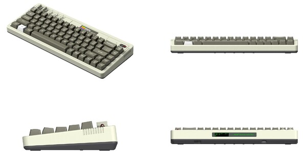 Дизайн клавиатуры 8BitDo Retro 68 Keyboard AP50th Limited Edition вдохновлен моделью Apple II.