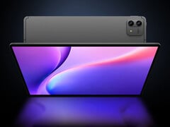 Модель T70 Pro оснащена 14-дюймовым дисплеем с разрешением QHD. На снимке: рекламное изображение, на котором показана передняя часть планшета и часть задней панели.