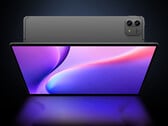 Модель T70 Pro оснащена 14-дюймовым дисплеем с разрешением QHD. На снимке: рекламное изображение, на котором показана передняя часть планшета и часть задней панели.