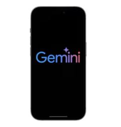 Google Gemini может скоро появиться на iOS. (Источник изображения: Apple и Google, с правками)