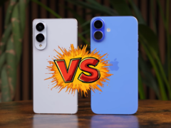 Размеры Galaxy S25 Edge и iPhone 16 Plus похожи, за исключением толщины. (Источник изображения: Versus на YouTube)