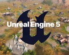 Логотип Unreal Engine 5 виден на карте Age of Empires 4 (Источник изображения: Xbox Gaming, Epic Games с правками)