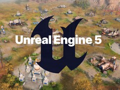 Логотип Unreal Engine 5 виден на карте Age of Empires 4 (Источник изображения: Xbox Gaming, Epic Games с правками)