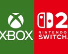 Логотипы Xbox и Switch 2, сложенные рядом (Источник изображения: Microsoft Xbox Gaming, Nintendo of America с правками)