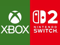 Логотипы Xbox и Switch 2, сложенные рядом (Источник изображения: Microsoft Xbox Gaming, Nintendo of America с правками)