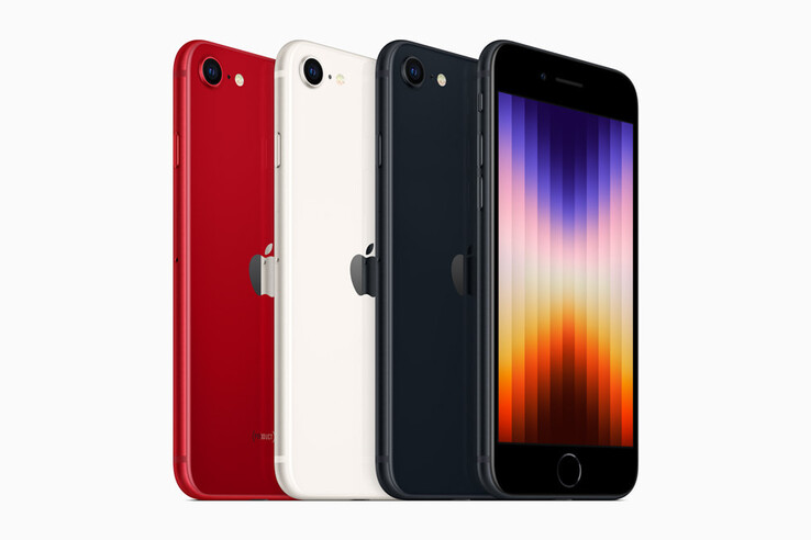 Новый iPhone SE доступен в расцветках (PRODUCT)RED, Starlight и Midnight (Изображение: Apple)