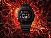 Часы Casio, созданные в сотрудничестве с Stranger Things (на фото DW-5600STT-1), появились в Европе. (Источник изображения: Casio)