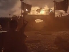 Снимок экрана из трейлера игры «Fallout: New California»