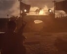 Снимок экрана из трейлера игры «Fallout: New California»