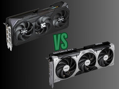 Продажи RX 9070 XT против RTX 5070 Ti (Источник изображения: Gigabyte, MSI)