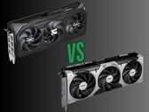Продажи RX 9070 XT против RTX 5070 Ti (Источник изображения: Gigabyte, MSI)