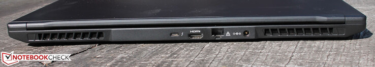 Задняя торона: Ethernet, Thunderbolt 3/USB Type-C 3.1 Gen 2 (DisplayPort, G-Sync, HDMI 2.0 HDCP 2.2)