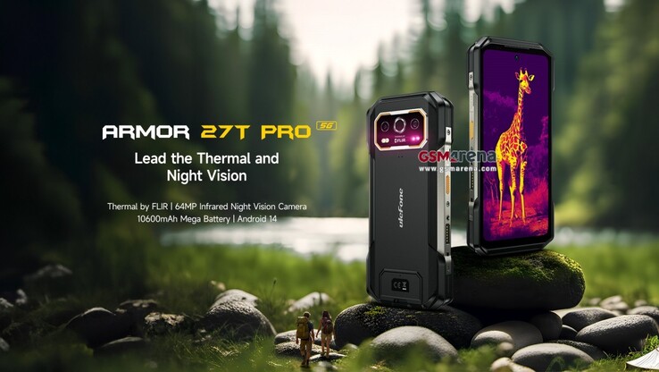 Armor 27T Pro не особенно тонкий. (Изображение: Ulefone, via GSMArena)