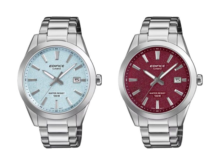 Часы Casio Edifice EFV-160D-2BV (слева) и EFV-160D-4AV (справа)