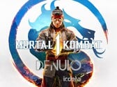 Изображён баннер с информацией о системе защиты Denuvo для игры Mortal Kombat 1