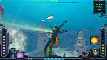 На картинке: Скриншот игрового процесса из игры Shrimp Game: Krill Confirmed.