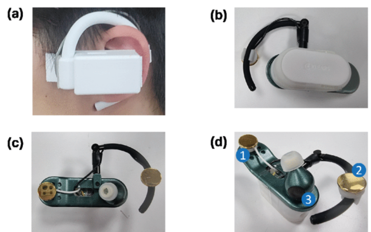 Два прототипа носимого устройства Samsung Ear-EEG. (Источник изображения: Samsung)