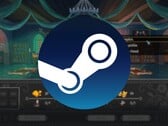 Изображение, на котором показаны логотип Steam и игра Yes, Your Grace, доступная сейчас со скидкой.
