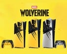 На фотографиях представлены чехлы для контроллера PS5 и консоли Marvel с изображением Росомахи