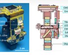 Фотография и профиль поперечного сечения Miniscope extra Large FOV (MiniXL). Источник изображения: UCLA через Science Advances; обрезано
