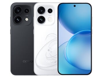 Oppo Reno 16 Pro в цветах «Starlight Black» и «Pop White».