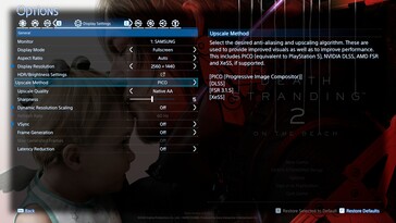 Настройки дисплея