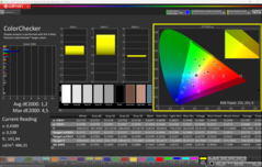 Калибровка с помощью CalMAN ColorChecker (OLED)