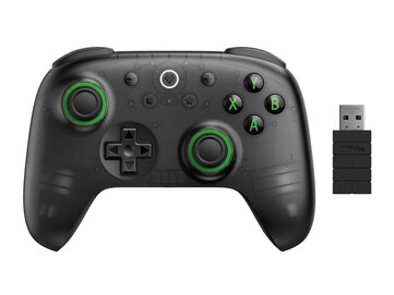 Новый беспроводной контроллер 8BitDo Ultimate 2C - прозрачно-черное издание. (Источник изображения: 8BitDo)