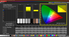 CalMAN: ColorChecker (после калибровки)