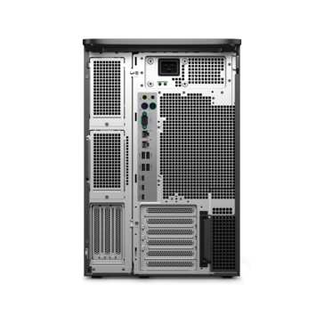 Dell Pro Precision 9 T6 с задней стороны.