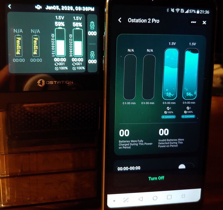 Приложение отражает состояние зарядного устройства. (Источник изображения: Notebookcheck)