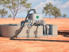 Charlotte - это шестиногий робот для строительных работ. (Источник изображения: Crest Robotics)