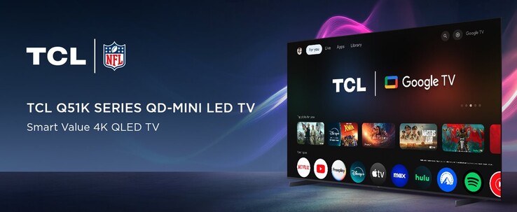 Телевизор TCL Q51K 4K QLED Smart TV. (Источник изображения: TCL)