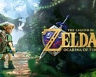 Официальный промоарт ремейка The Legend of Zelda: Ocarina of Time.