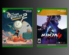 Показаны розничные коробки Outer Worlds 2 и Ninja Gaiden 4 для Xbox (Источник изображения: PNP Games)