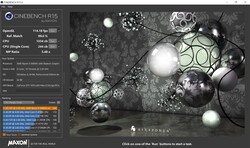 Cinebench R15 при питании от батареи