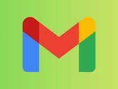 Логотип Google Gmail с красочным дизайном на зеленом фоне