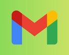 Логотип Google Gmail с красочным дизайном на зеленом фоне