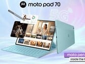 Moto Pad 70 оснащён 12,1-дюймовой IPS-ЖК-панелью