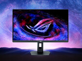 Дебют ROG Strix XG27JCG может состояться на выставке CES 2026. На фото: Промо-изображение игрового монитора. (Источник изображения: Asus)
