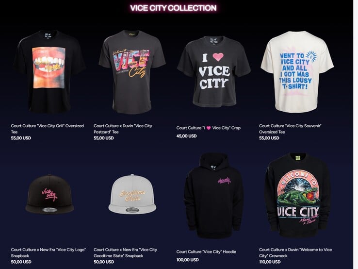 Коллекция Vice City от бренда Court Culture команды Miami Heat.