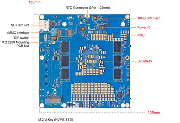 Твердотельный накопитель M.2 можно подключить через PCIe (Источник изображения: Orange Pi)