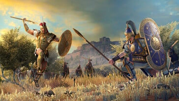 Изображение, показывающее поединок в A Total War Saga: Troy.