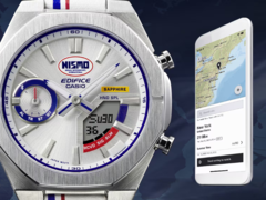 Часы Casio Edifice x Nismo ECBS10NIS-7A (на фото) поступили в продажу в США. (Источник изображения: Casio)