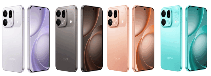 Oppo Find X9s Pro доступен в цветах Wind Rider Blue, Energetic Orange, Native Titanium и Free White