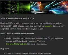 GeForce Теперь доступна версия 2.0.78 с доступом к серверам GeForce RTX 5080 по всему миру (Источник изображения: Own)