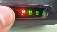 4-ступенчатая индикация оставшегося объема