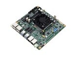 Материнская плата MIX-PT LWV1 Mini ITX от компании Aaeon выглядит как типичная компактная материнская плата формата SFF со встроенным вентилятором.