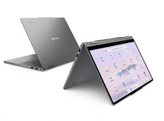 Lenovo Chromebook Plus 2-в-1 оснащен 14-дюймовым IPS-дисплеем с поддержкой сенсорного ввода. (Источник изображения: Lenovo)