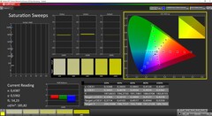 CalMAN Saturation Sweeps (после калибровки, DCI-P3)